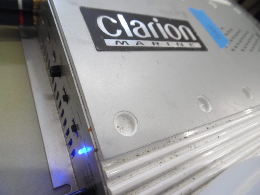 Clarion CMD4A Marine Stereo Head Unit w/ Wire Harness - Tested - Image 8