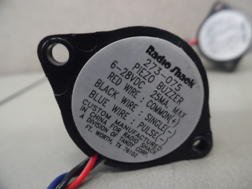 RadioShack 273075 628VDC Piezo Buzzer (2) Max Marine Electronics