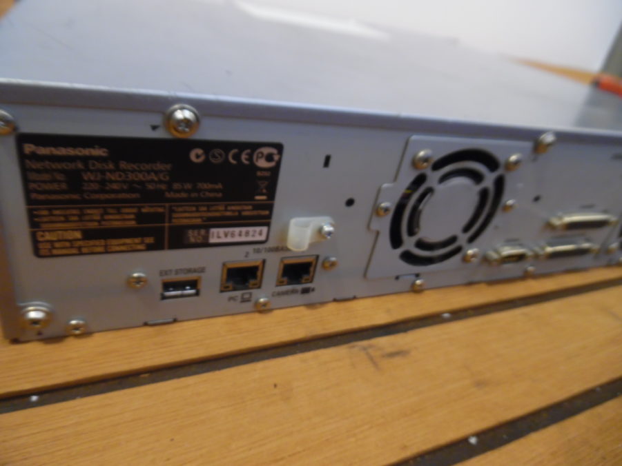 Panasonic WJ-ND300A Network DISK Recorder LAN IP Video Security w/ 250GB HD - Image 14