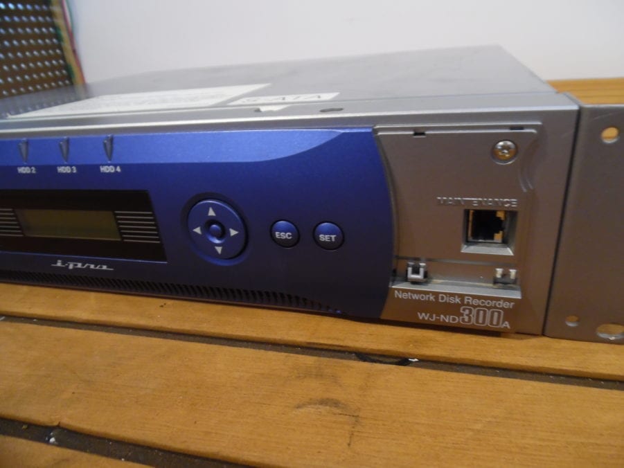 Panasonic WJ-ND300A Network DISK Recorder LAN IP Video Security w/ 250GB HD - Image 3
