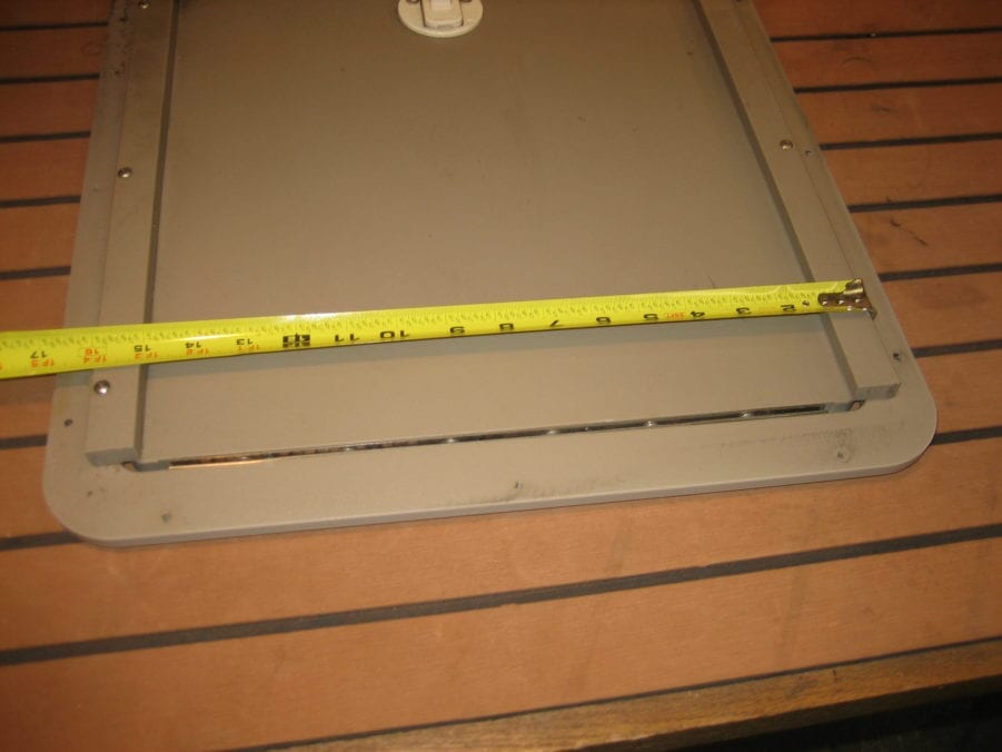 Marine Starboard Custom 18" X 18" Access Inspection Hatch Door for Boat w/Latch - Image 9