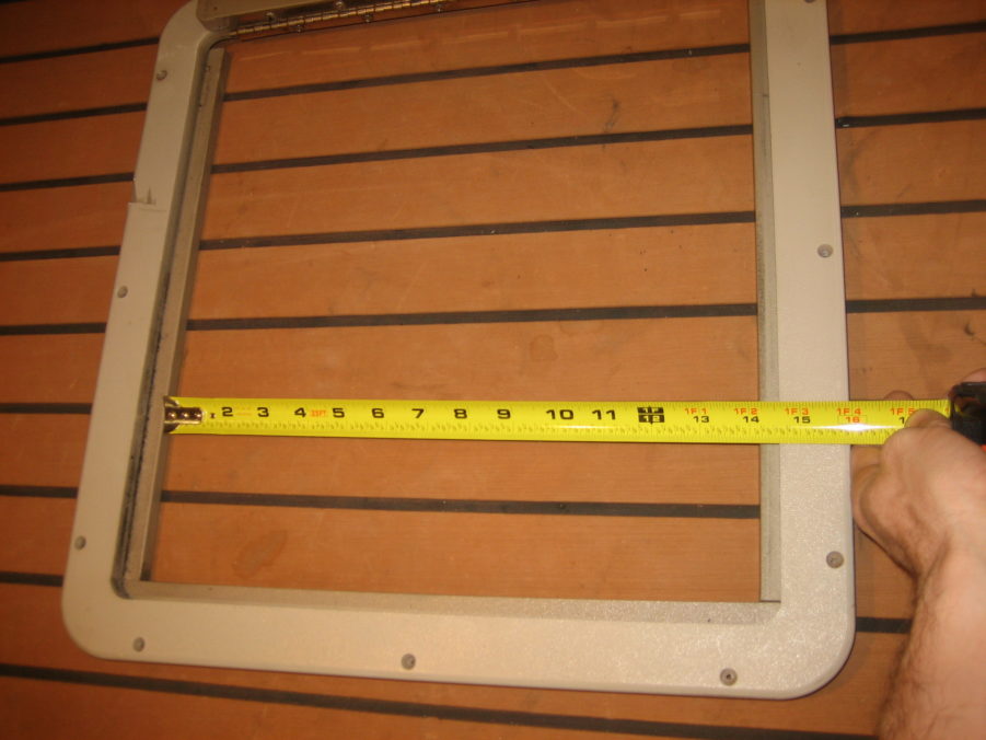 Marine Starboard Custom 18" X 18" Access Inspection Hatch Door for Boat w/Latch - Image 8
