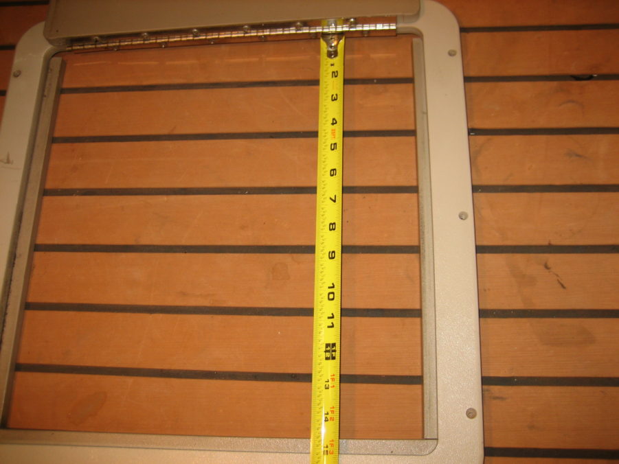 Marine Starboard Custom 18" X 18" Access Inspection Hatch Door for Boat w/Latch - Image 7