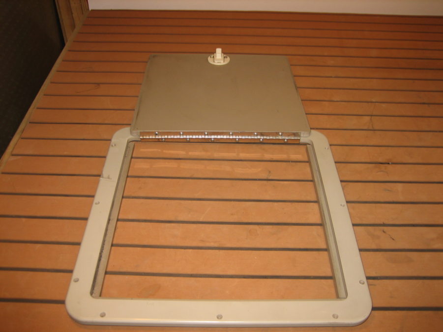 Marine Starboard Custom 18" X 18" Access Inspection Hatch Door for Boat w/Latch - Image 6