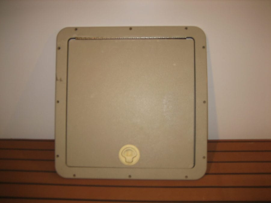 Marine Starboard Custom 18" X 18" Access Inspection Hatch Door for Boat w/Latch
