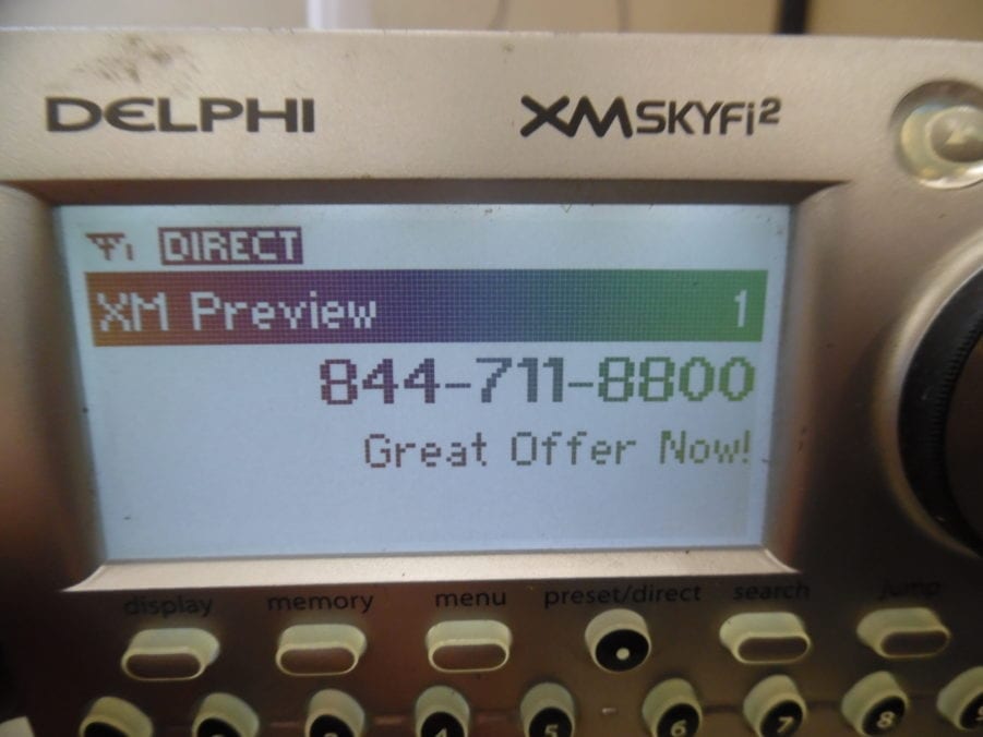 Delphi XMSKYFi2 Satellite Radio Receiver Tuner and Dock - Image 2