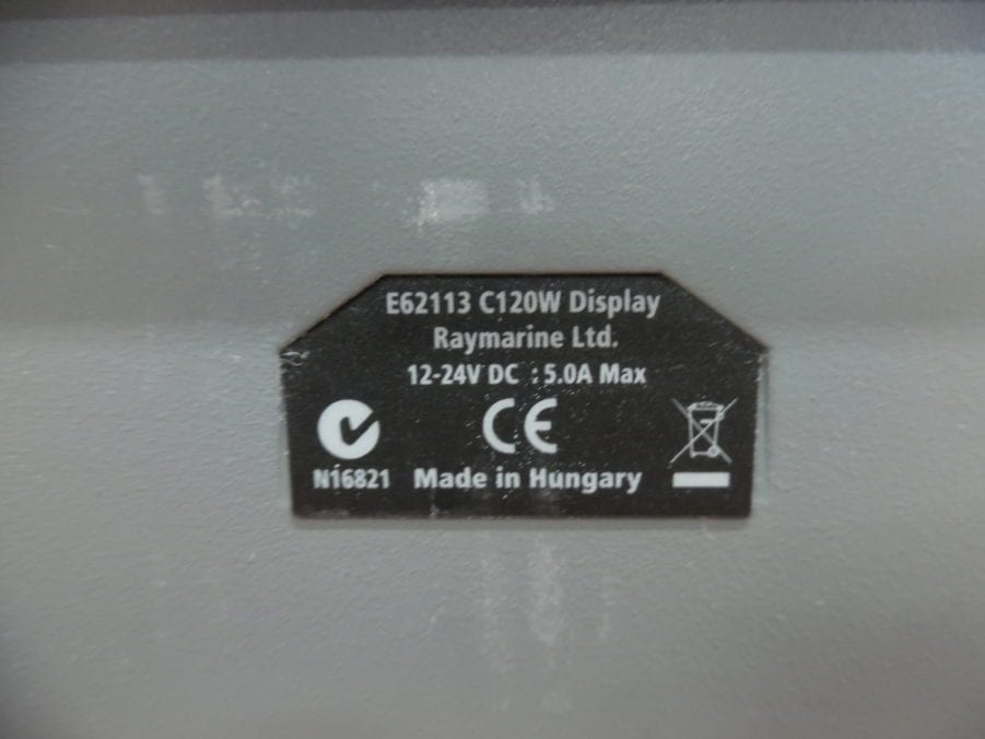 Raymarine C120W 12'' MFD Display w Internal GPS & Accessories - 90 Day Warranty - Image 14