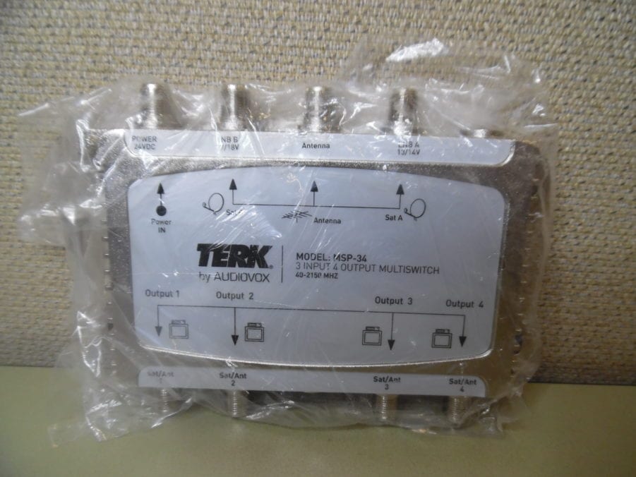 Terk MSP-34 Powered 3x4 Satellite Multiswitch 3 Input 4 Output