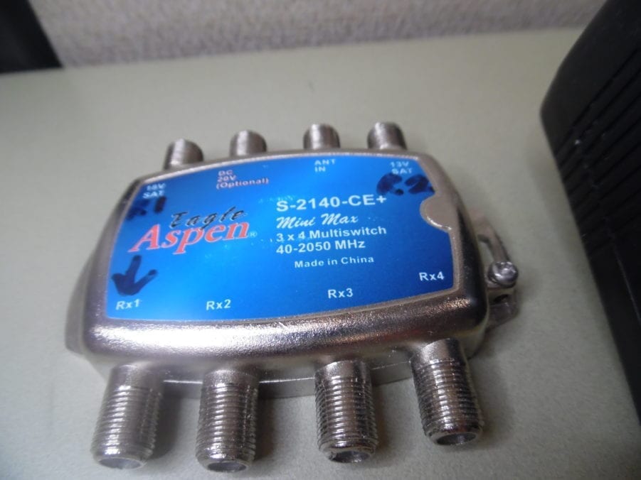 Eagle Aspen S-2140-CE+ Satellite 3x4 Multi-Switch w/ Power Adaptor - Image 3