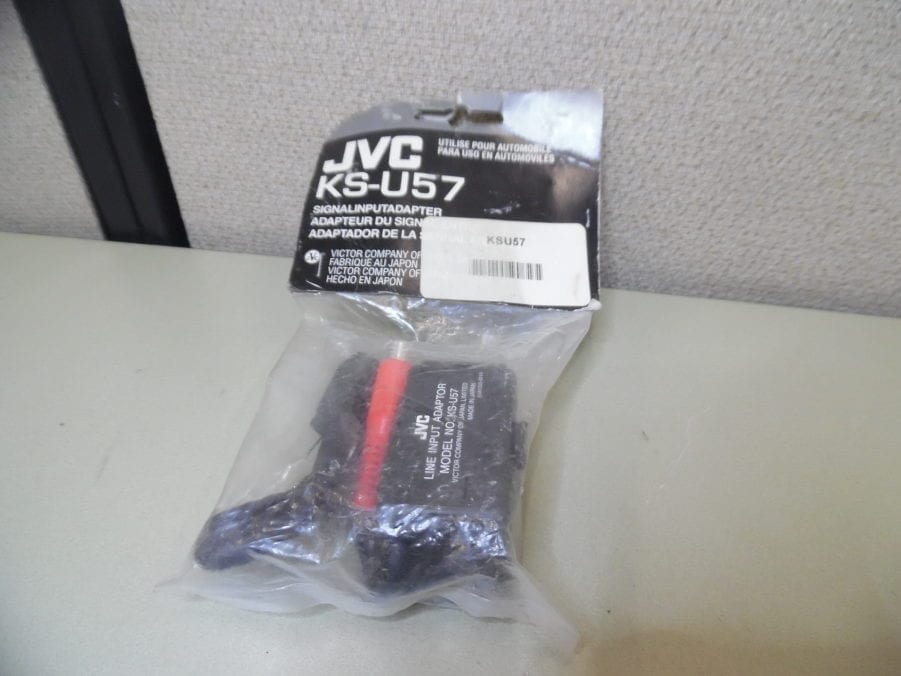 JVC KS-U57 LINE INPUT ADAPTOR JVC TO RCA / AUX AUDIO CABLE J-LINK