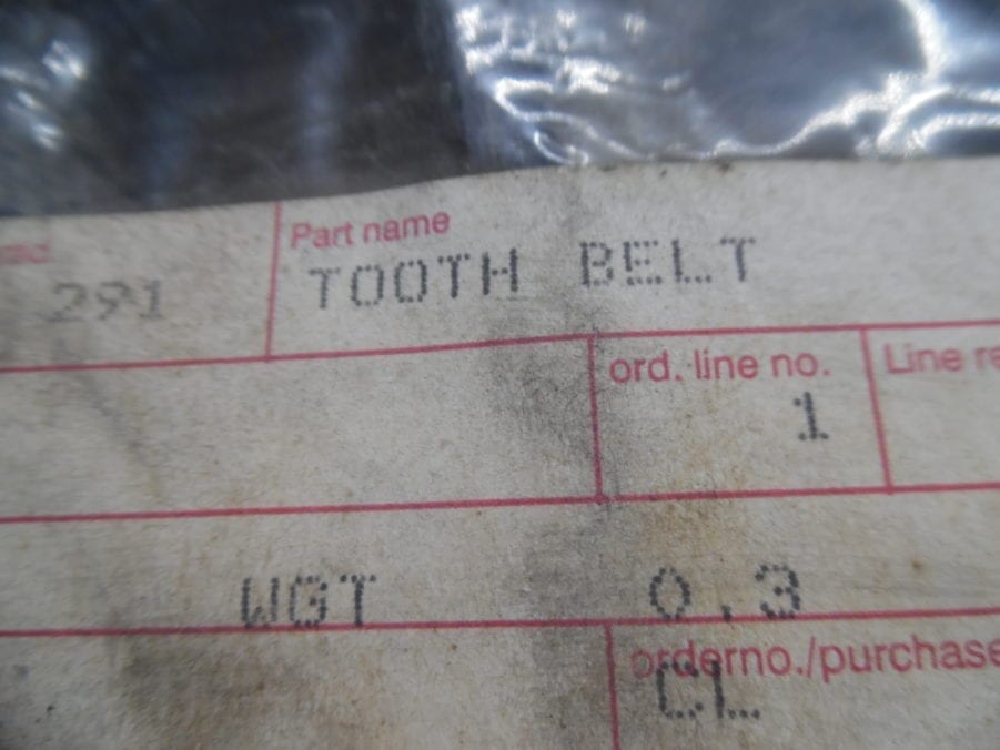Genuine Volvo Penta 41100291 OEM TOOTH BELT - FREE US SHIPPING **NEW** - Image 3