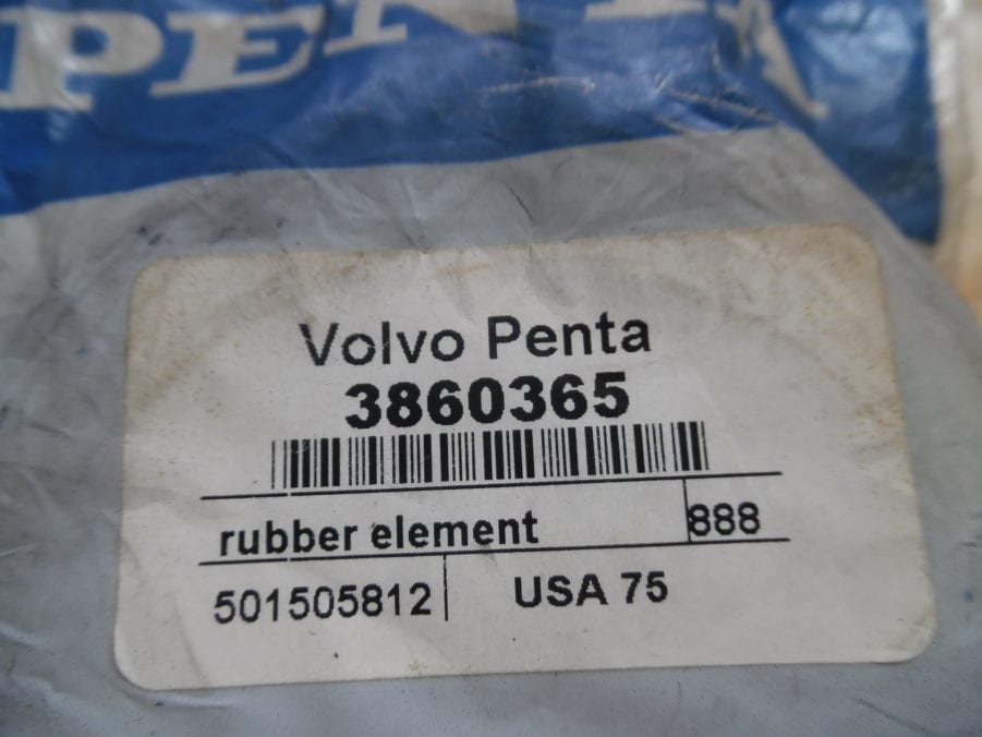 Genuine Volvo Penta 3860365 OEM RUBBER COLLAR ELEMENT - FREE US SHIPPING - Image 5