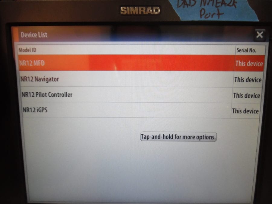 Simrad NSS12 Display AMER - Tested - PARTS OR REPAIR - Image 6