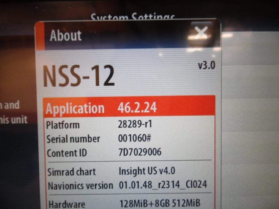 Simrad NSS12 Display AMER - Tested - PARTS OR REPAIR - Image 5