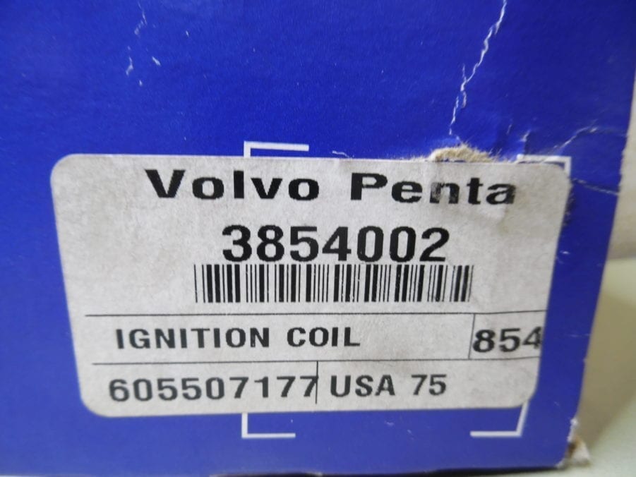 Genuine Volvo Penta 3854002 OEM Ignition Coil