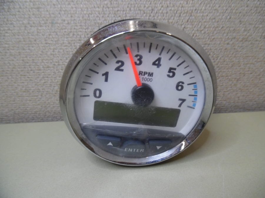 Evinrude Johnson OMC 763336 RPM Tachometer Tach Meter Gauge - FREE US SHIP