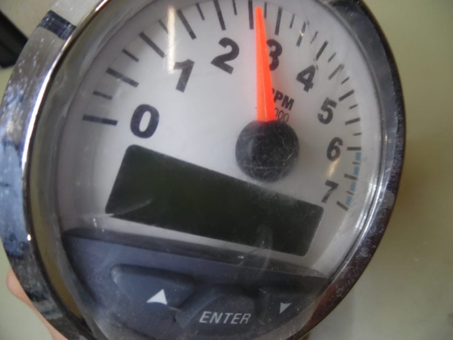 Evinrude Johnson OMC 763336 RPM Tachometer Tach Meter Gauge - FREE US SHIP - Image 6