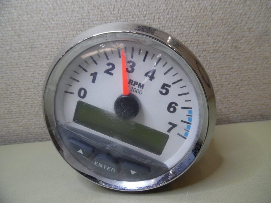 Evinrude Johnson OMC 763336 RPM Tachometer Tach Meter Gauge - FREE US SHIP - Image 11