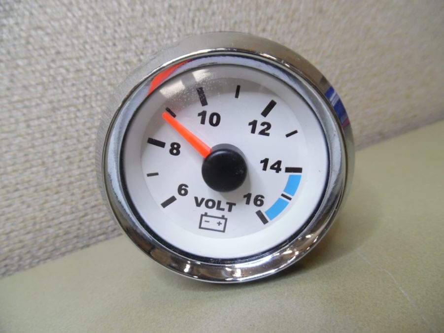 Evinrude Johnson OMC 763329 Voltmeter Volt Meter Gauge FREE US SHIP