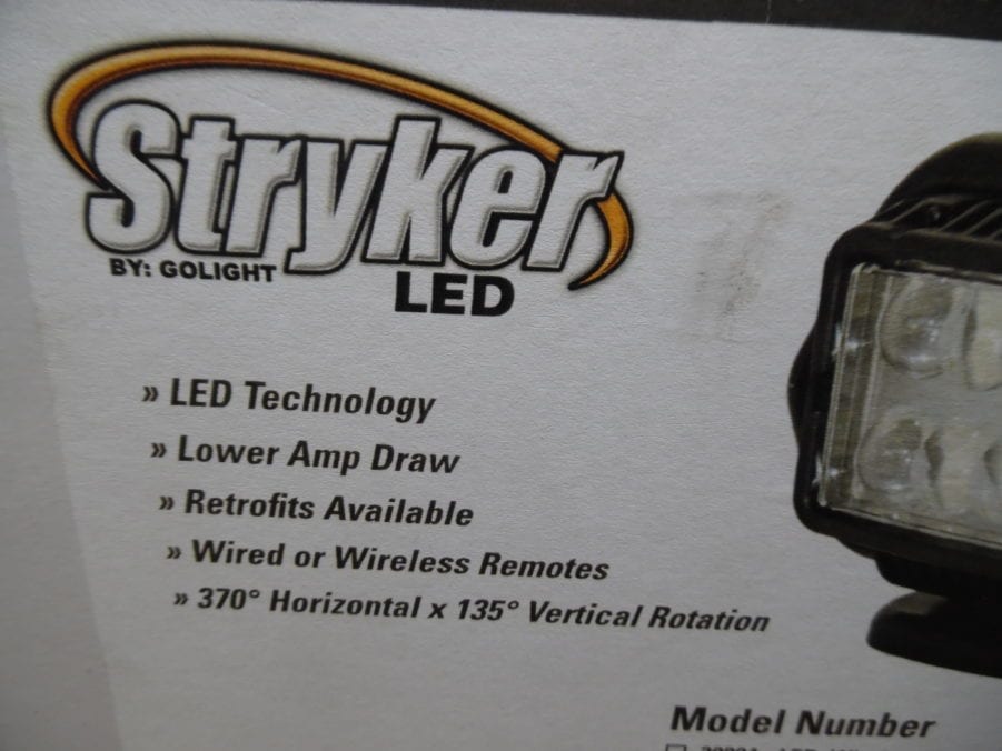 Golight 30204 LED Stryker Searchlight w/ Wired Dash Remote - Permanent Mount - White - Image 6
