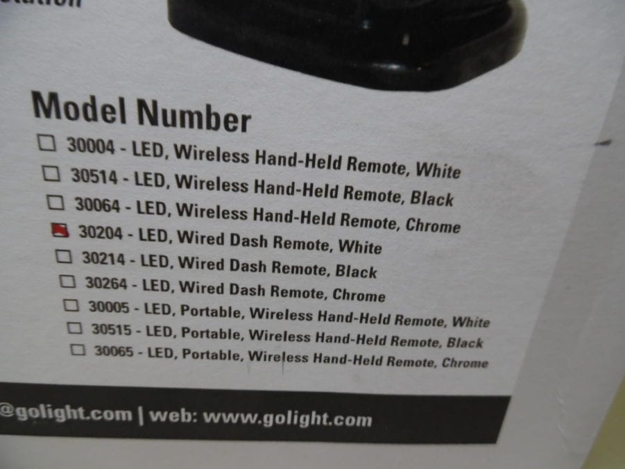 Golight 30204 LED Stryker Searchlight w/ Wired Dash Remote - Permanent Mount - White - Image 5