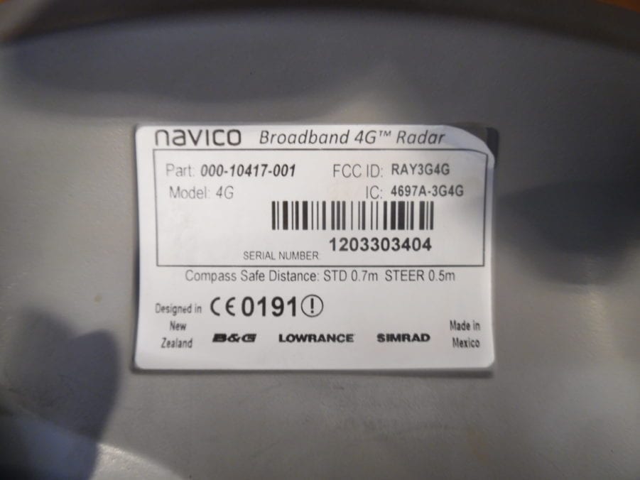 Simrad/Lowrance/Navico 4G Radar Dome For PARTS OR REPAIR AS IS NO Returns - Image 12