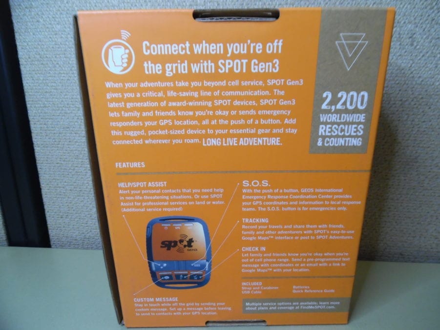 SPOT Gen3 Handheld Outdoors Satellite GPS Messenger - FRE US SHIP - Image 3