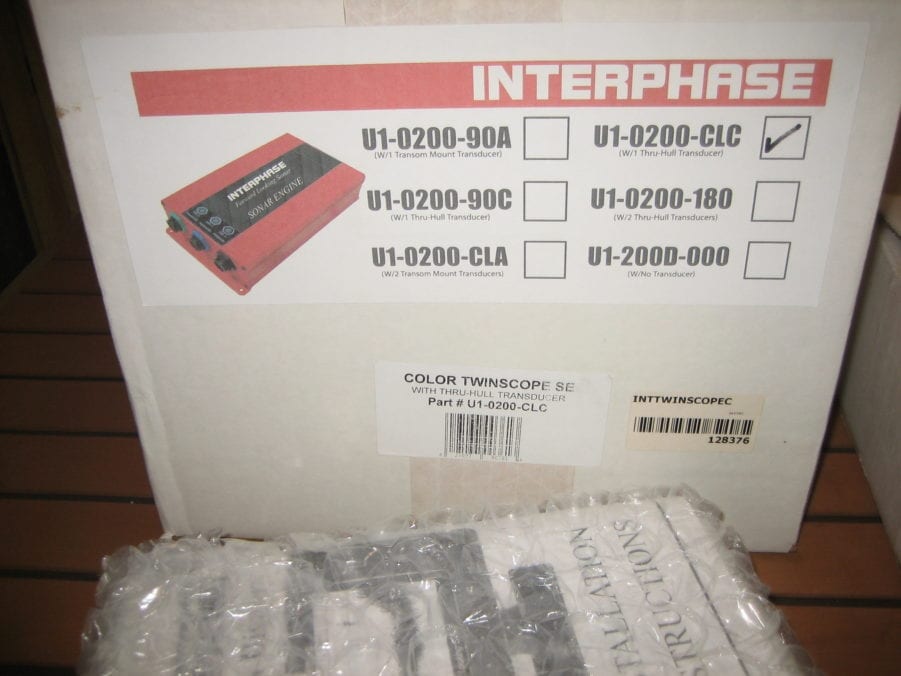 Interphase NEW U1-0200-CLC Color Twinscope Scanning Sonar System w/Thru-Hull - Image 8