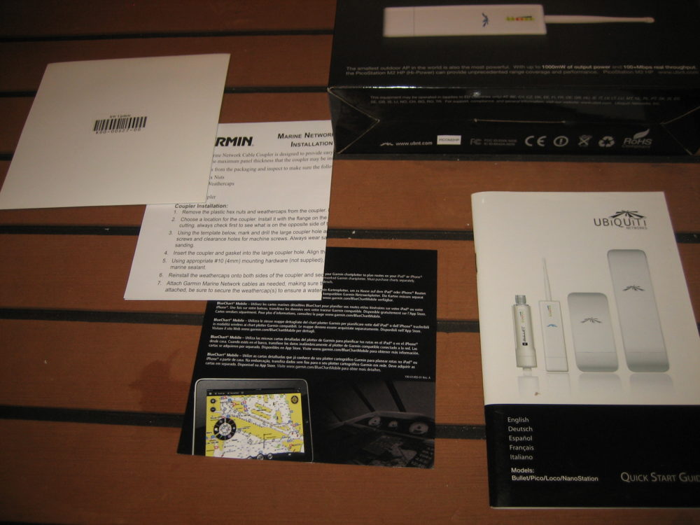 Garmin 0101198100 NEW OLD STOCK Marine Wifi Adapter Kit 110VAC Max Marine Electronics