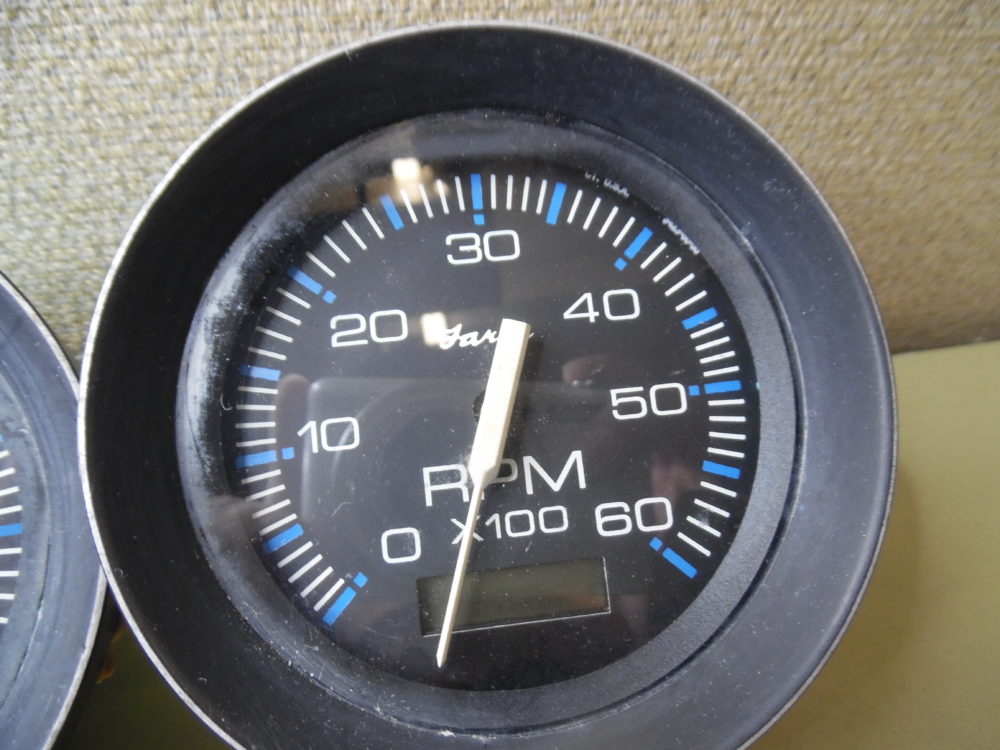 (2) Faria 4" Tachometer with Digital Hourmeter 6000 RPM Max Marine