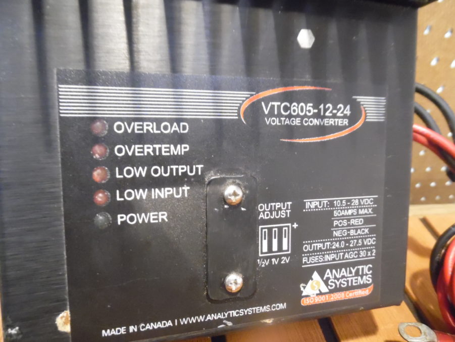 Analytic Systems VTC605-12-24 DC-DC Voltage Converter 12 V Input/24 V Output 50A - Image 4