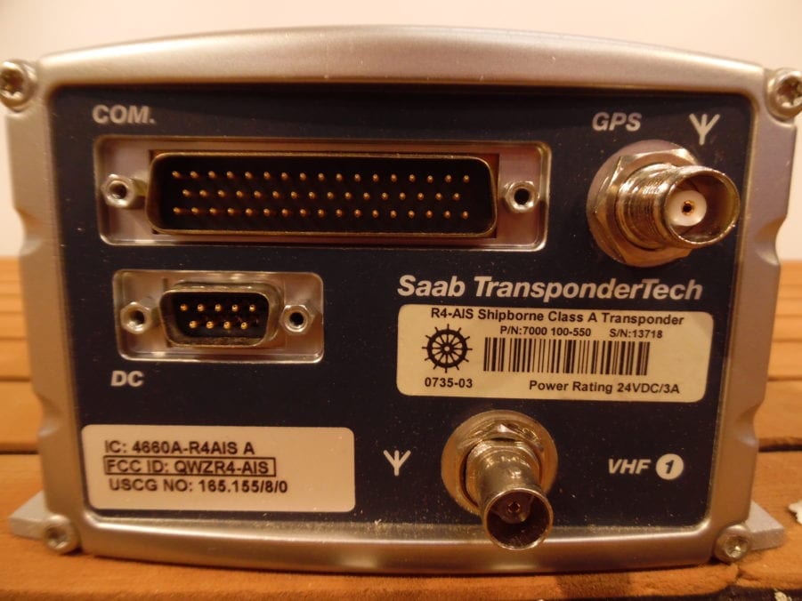 SAAB TransponderTech R4-AIS Transponder/Display/GPS/DGPS Sensor - Parts/Repair - Image 11