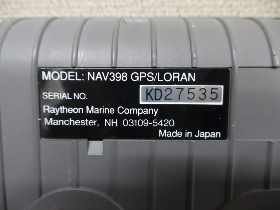 Raytheon Nav 398 GPS/Loran Lot of 3 - Sold AS IS FOR PARTS OR REPAIR NO RETURNS - Image 10