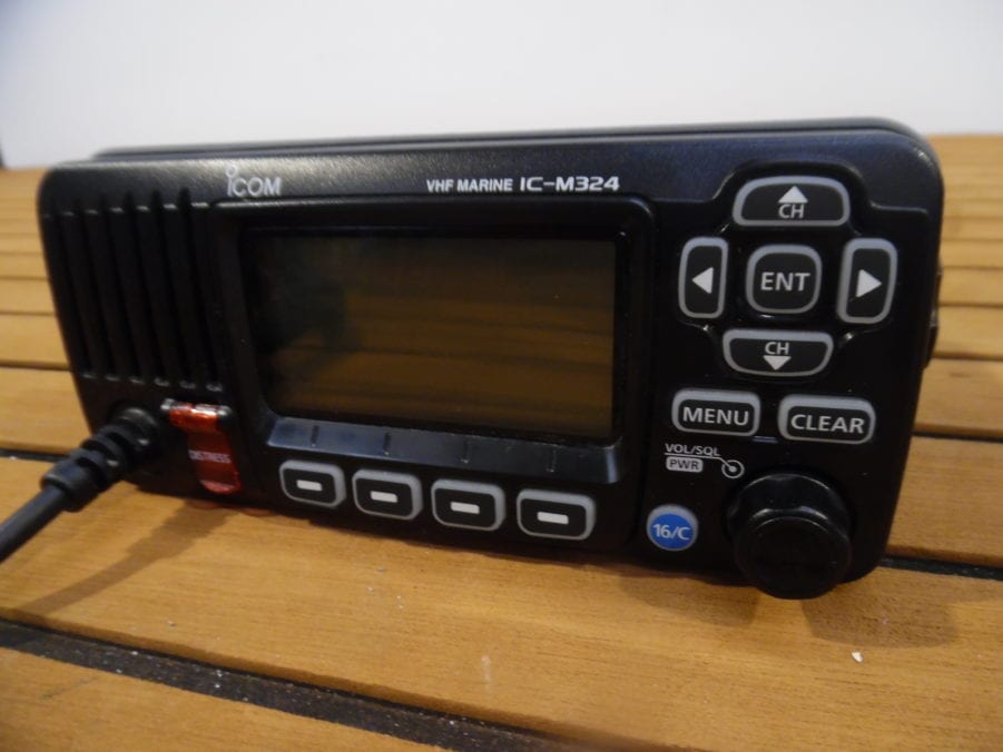 Icom IC-M324 Marine VHF Radio Transceiver w/ Microphone - FULLY TESTED! - Image 2