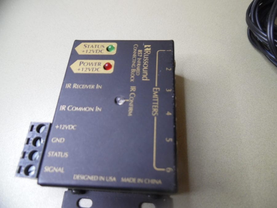 Russound 857 Infrared Connecting Block w/ IR Receiver and Power Supply - Image 2