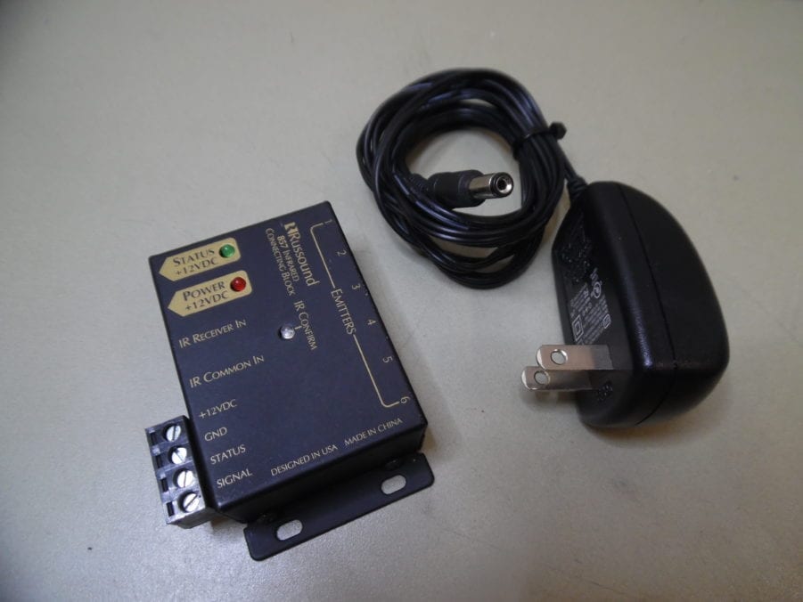 Russound 857 Infrared Connecting Block w/ IR Receiver and Power Supply