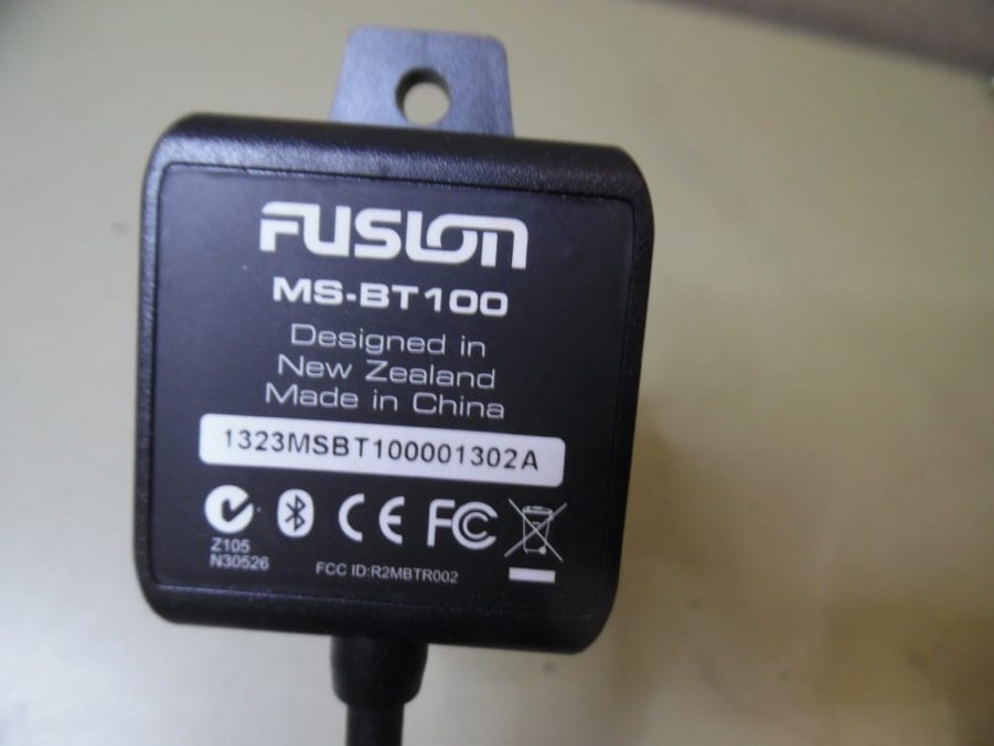Fusion MSBT100 Marine Stereo Bluetooth Adapter Module TESTED! Max Marine Electronics