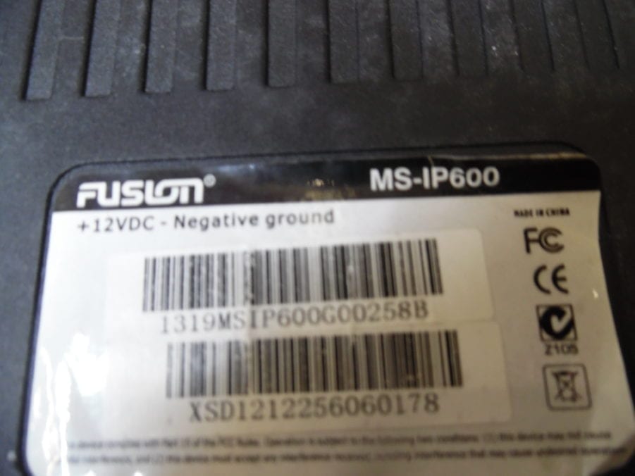 Fusion MS-IP600 iPod Dock/AUX/AM/FM/SAT RADIO Marine Stereo Receiver w/ Cover - Image 6