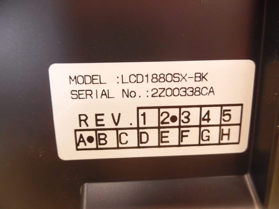 NEC 18" LCD Monitor - MultiSync LCD1880SX-BK - 115/230VAC - Tested - Image 7