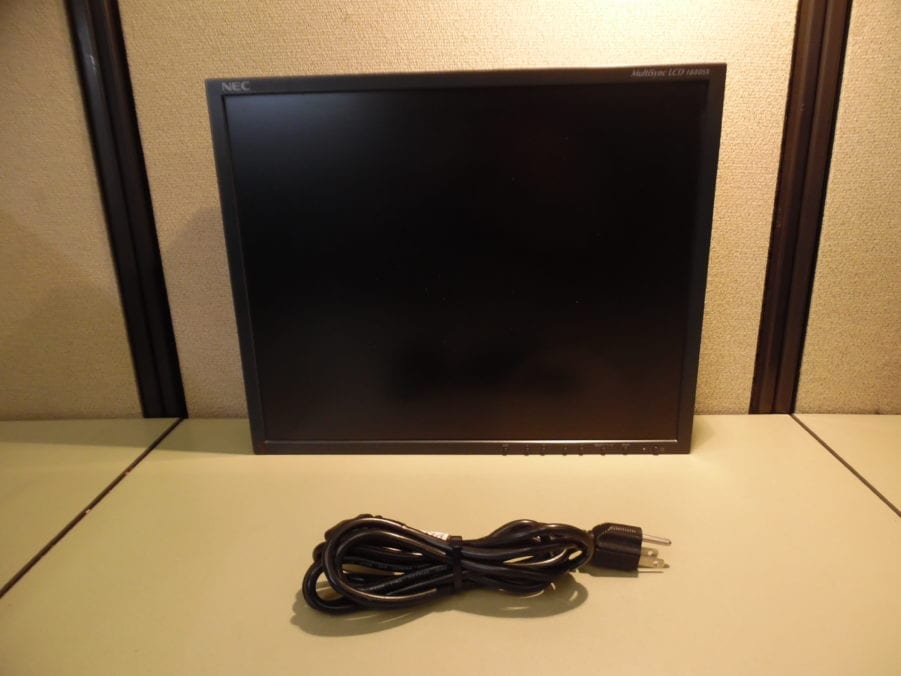 NEC 18" LCD Monitor - MultiSync LCD1880SX-BK - 115/230VAC - Tested