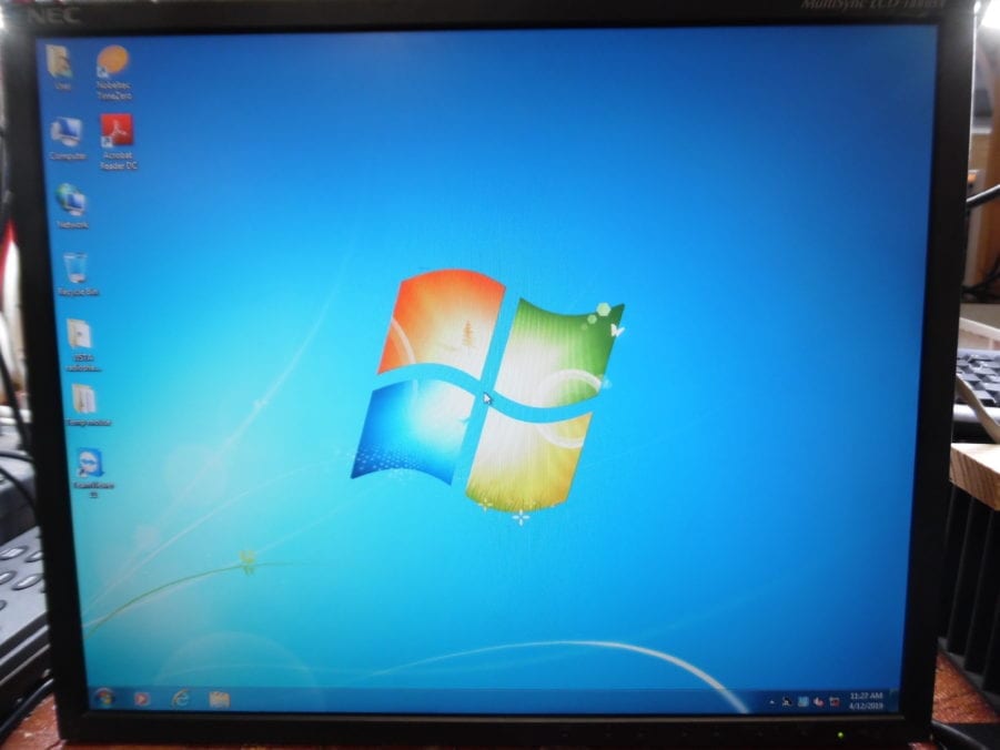 NEC 18" LCD Monitor - MultiSync LCD1880SX-BK - 115/230VAC - Tested - Image 3