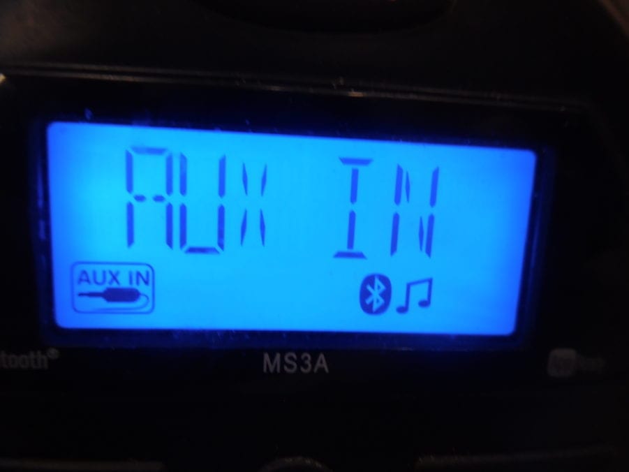 JENSEN MS3A AM/ FM /BLUETOOTH/AUX COMPACT MARINE BOAT STEREO HEAD UNIT