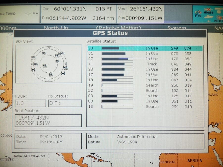 Raymarine Raystar 120 - E32025 - GPS Antenna Sensor w/ 4' Cable - Good Cond - Image 2