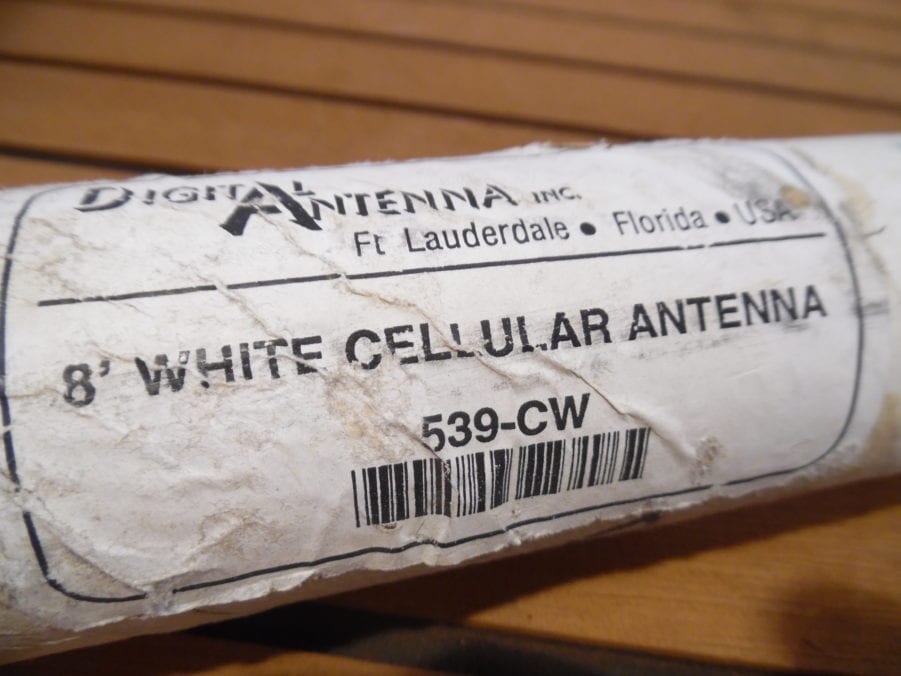 Digital Antenna 539-CW Marine White Cellular 8' Antenna - Image 2