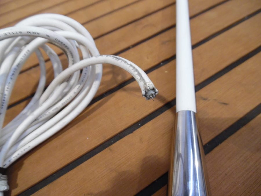 Comrod AV51BI4 VHF 4' Marine Antenna 1 X 14 Standard Mount Thread 21051