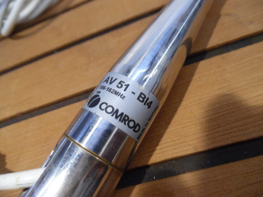 Comrod AV51BI4 VHF 4' Marine Antenna 1 X 14 Standard Mount Thread 21051
