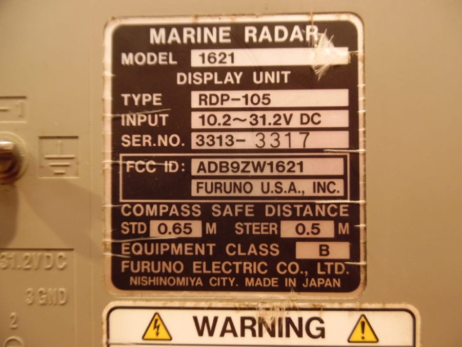 Furuno 1621 Radar Dome System RSB-0060 - W/ Pwr Cable+Suncover-Tested - RDP-105 - Image 7