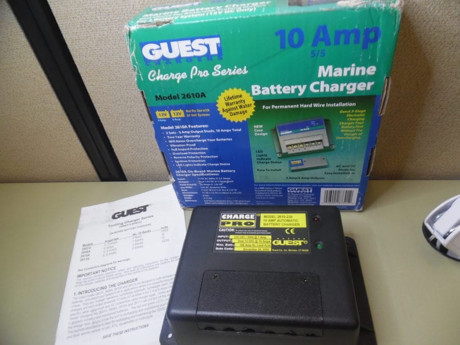 Guest Charger 2610-230 Marine 2-Bank Battery Charger 10A | Input 230V Output 12V