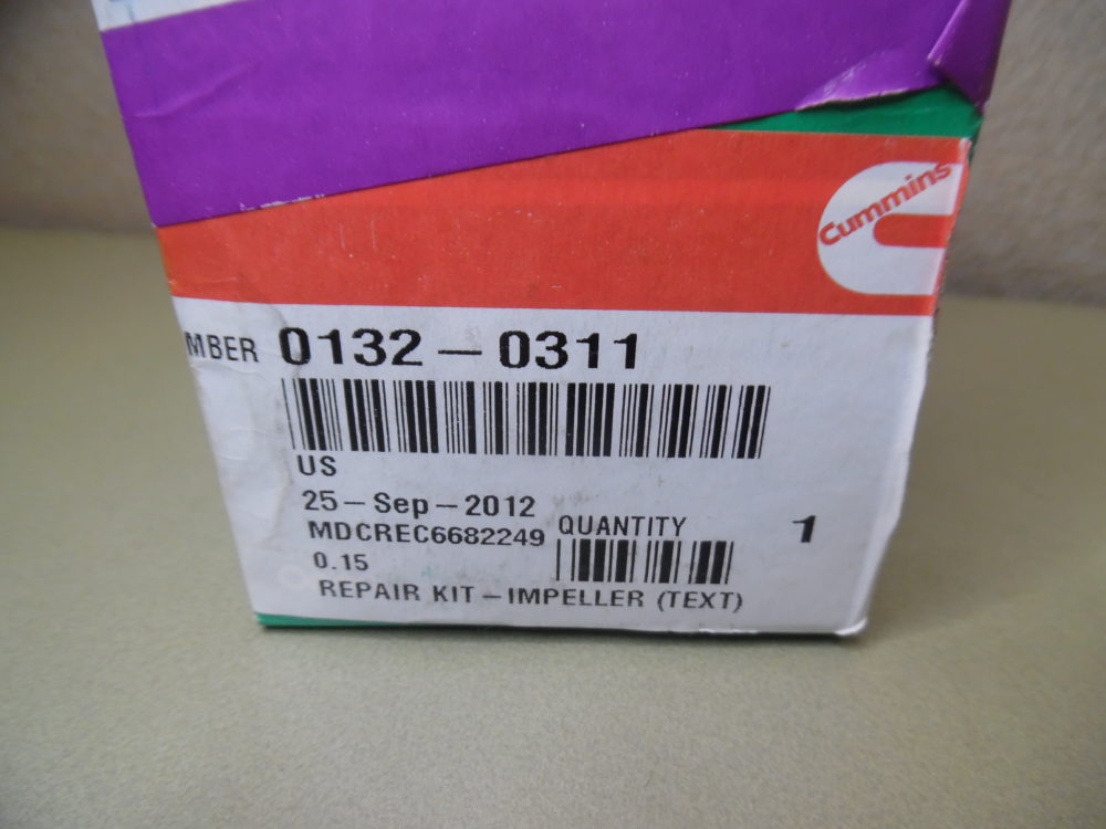 Onan / GREEN LABEL Impeller Kit 1320311 FREE US SHIPPING Max