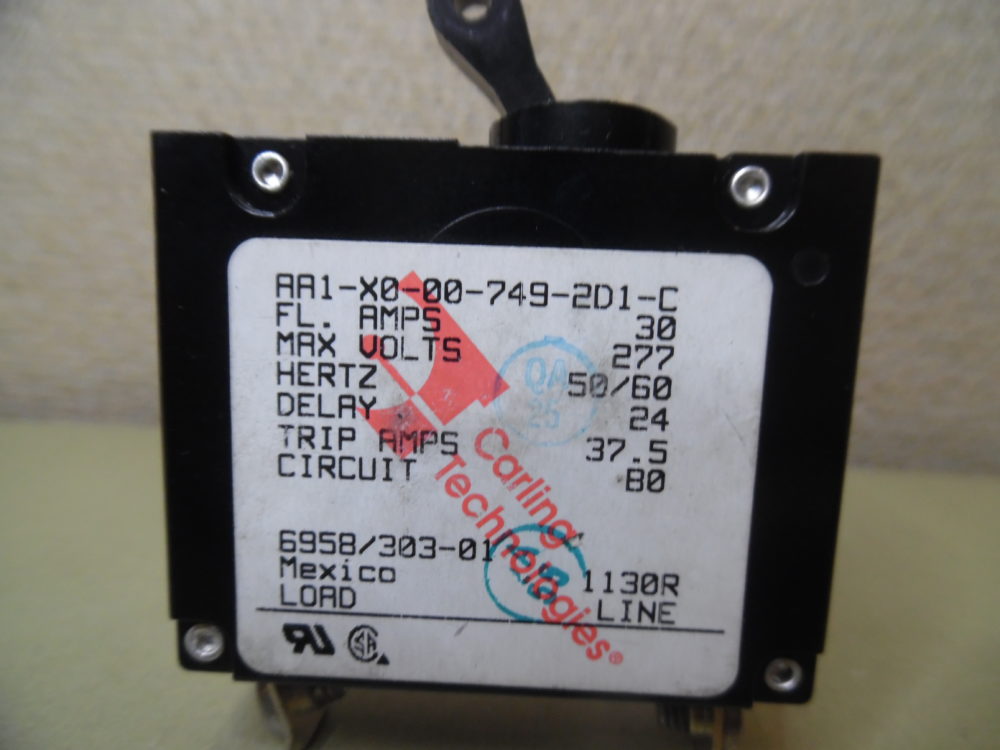 CARLING SWITCH AA1-X0-01-580-481-C / 551310 10 AMP CIRCUIT BREAKER MARINE BOAT - Foto 2